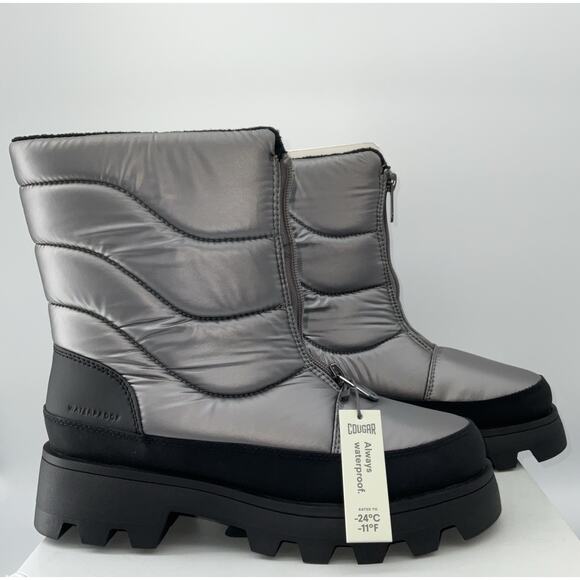 Cougar Women’s Savvy Pewter Winter Boots, Size 10 W - Picture 2 of 6
